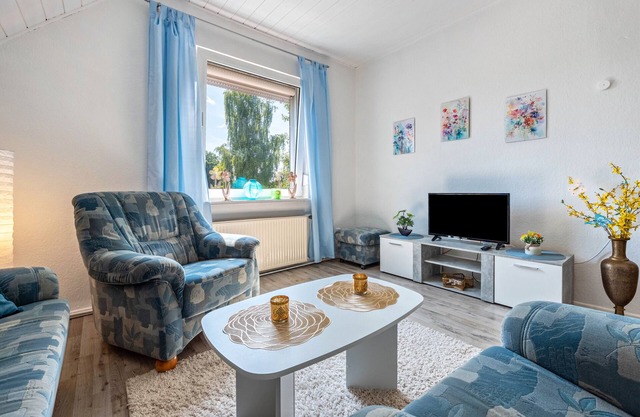 Appartement 'Elseaue' avec jardin privé et Wi-Fi