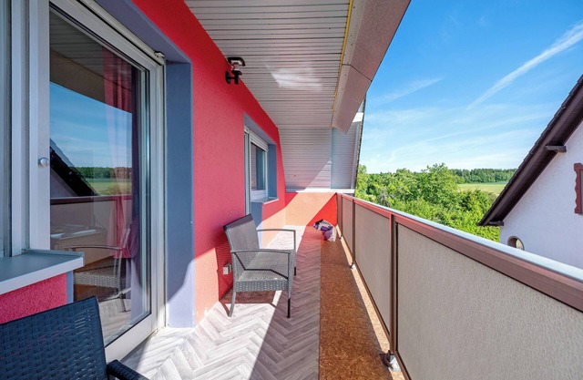 Appartement "Eulennest" avec vue sur les montagnes, jardin privé et Wi-Fi