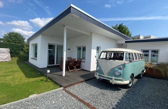 Appartement 'Ferienhaus Lütt Hus An D'see' avec terrasse privée, jardin privé et Wi-Fi