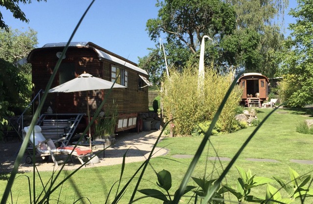 Appartement 'Familienurlaub Im Zirkuswagen' avec jardin privé et Wi-Fi