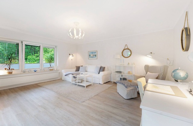 Appartement 'Ferienwohnung Angeln' avec terrasse privée, jardin privé et Wi-Fi