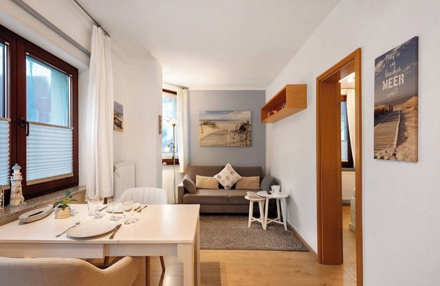 Appartement 'Ferienwohnung Strandquartier' avec terrasse privée et Wi-Fi