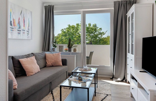 Appartement 'Ferienappartement Holm Ostsee' avec balcon et Wi-Fi