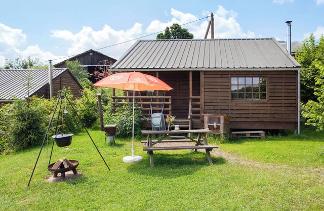 Appartement 'Ferienhütte Berken' avec terrasse privée et jardin partagé