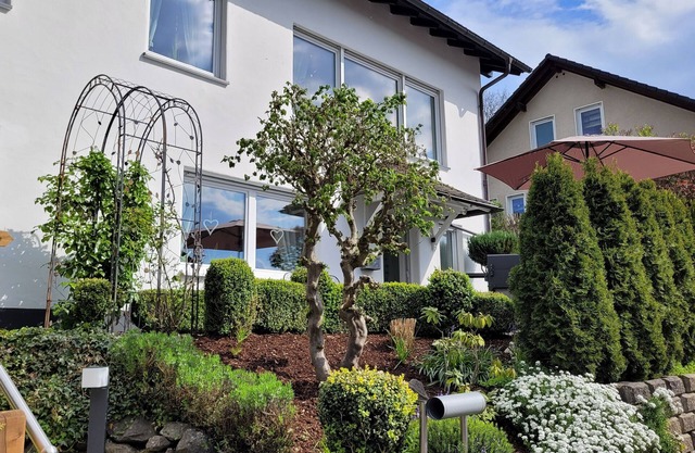 Appartement 'Ferienwohnung Friedhoff, 80qm' avec vue sur les montagnes, terrasse privée et Wi-Fi