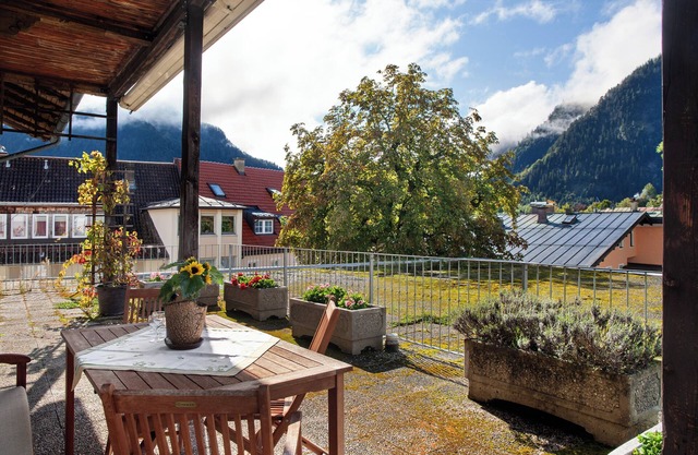 Appartement 'Ferienwohnung Beim Posthalter' avec vue sur la montagne, terrasse privée et Wi-Fi