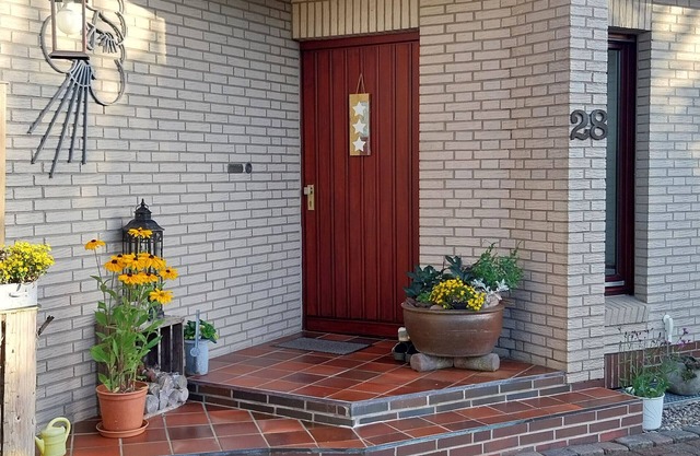 Appartement "Ferienwohnung Hennings" avec terrasse privée, jardin partagé et Wi-Fi