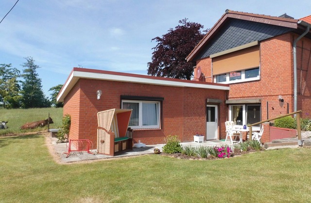 Appartement 'Ferienwohnung Landhaus Loose' avec terrasse privée, jardin privé et Wi-Fi