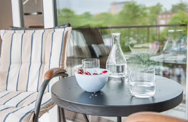 Appartement 'Ferienwohnung Flensburger Brise' avec balcon et Wi-Fi