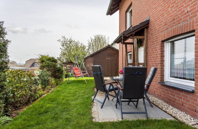 Appartement 'Ferienwohnung Am Wald' avec terrasse privée, jardin partagé et Wi-Fi