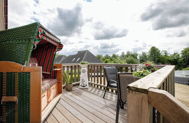 Appartement 'Ferienwohnung Huus 39' avec jardin partagé, balcon et Wi-Fi