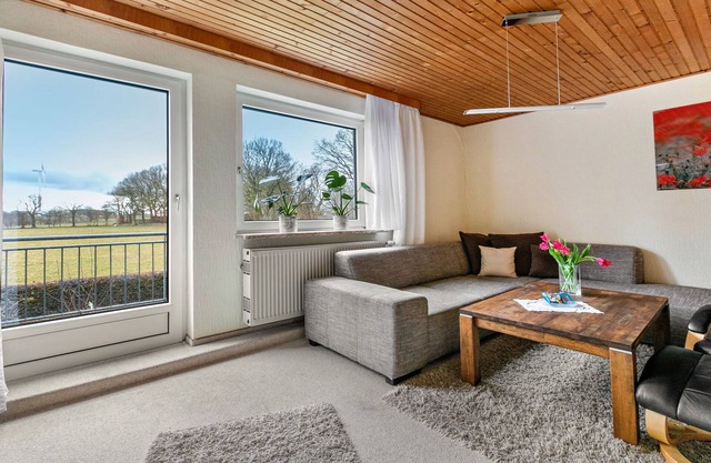 Appartement "Ferienwohnung Kentzler" avec terrasse privée, jardin partagé et Wi-Fi