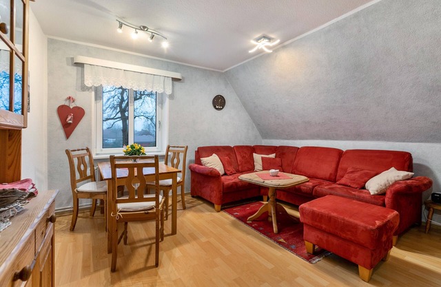 Appartement 'Ferienwohnung 5 Enten' avec jardin partagé et Wi-Fi