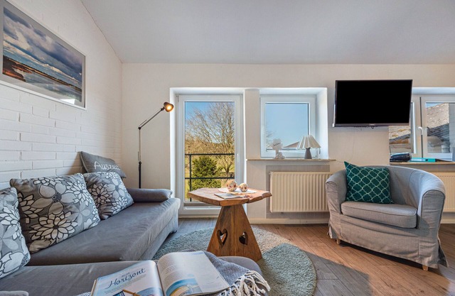 Appartement 'Ferienwohnung 1' avec terrasse privée, jardin partagé et Wi-Fi