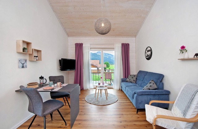 Appartement 'Ferienwohnung Junge' avec vue sur les montagnes, balcon et Wi-Fi