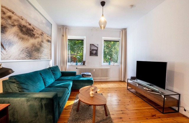 Appartement 'Ferienwohnung Am Ostufer' avec jardin partagé et Wi-Fi