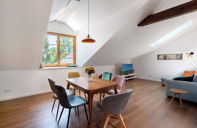 Appartement 'Ferienwohnung Marie' avec terrasse partagée, jardin partagé et Wi-Fi