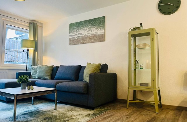 Appartement 'Ferienwohnung Stern' avec terrasse partagée et Wi-Fi