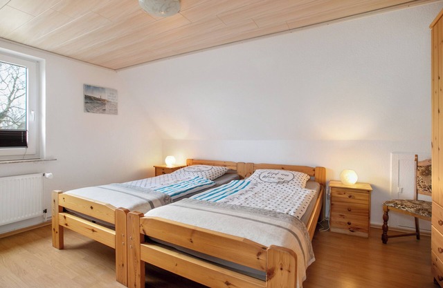Appartement 'Ferienwohnung Horstmann' avec jardin privé et Wi-Fi