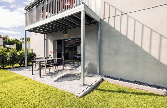 Appartement 'Ferienwohnung Gartenglück 75qm' avec terrasse privée, jardin partagé et Wi-Fi