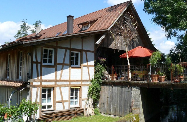 Apartment 'Ferienwohnung Sägespan' with Private Terrace, Shared Garden and Wi-Fi