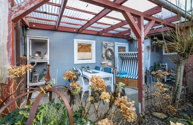 Appartement 'Ferienwohnung Stielbruch' avec terrasse privée, jardin privé et Wi-Fi