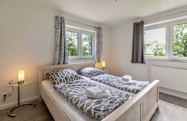 Appartement 'Föhr' avec jardin partagé et Wi-Fi
