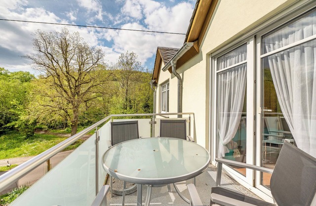 Appartement 'Gästehaus Mühlenhof - Riesling' avec terrasse privée, jardin privé et Wi-Fi