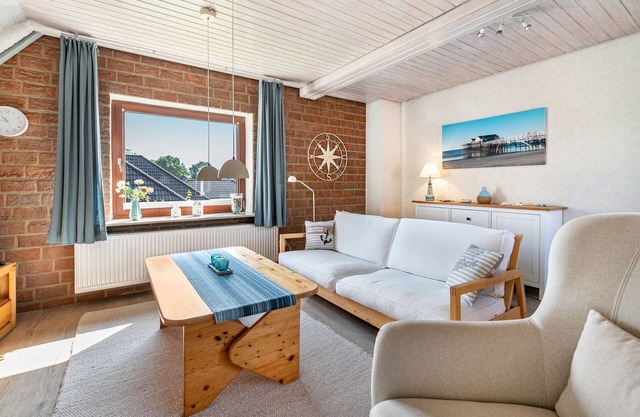 Appartement 'Ferienwohnung Gode Tied' avec terrasse privée, balcon et Wi-Fi