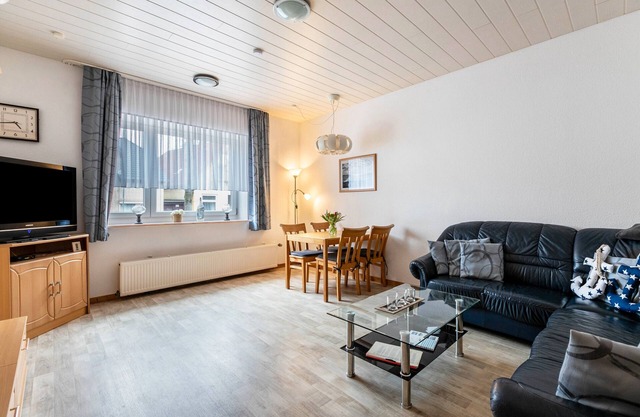 Appartement 'Groth's Ferienwohnung' avec terrasse partagée, jardin partagé et Wi-Fi