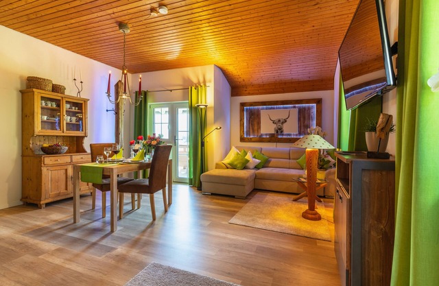 Apartment Hörndlwand Ruhpolding 56sqm; balcony, living-bedroom, kitchen, 2 p.