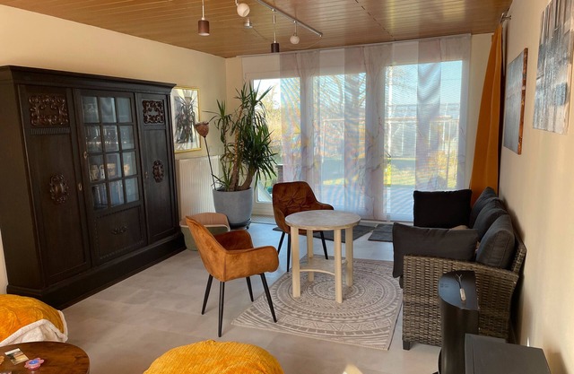 Appartement 'Hund Und Kind' avec terrasse partagée, jardin partagé et Wi-Fi