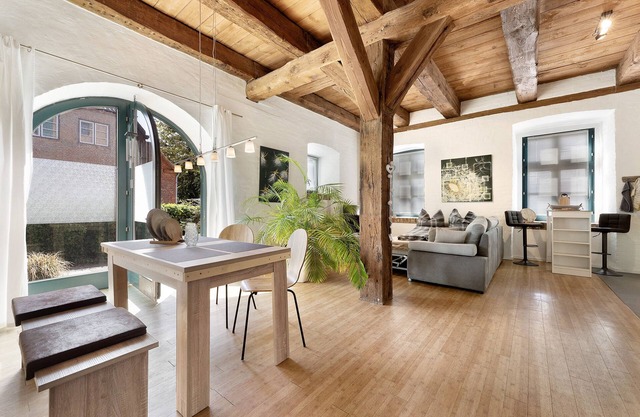 Appartement "Haus Förde Kanalpackhaus" avec vue sur la mer, terrasse partagée et Wi-Fi