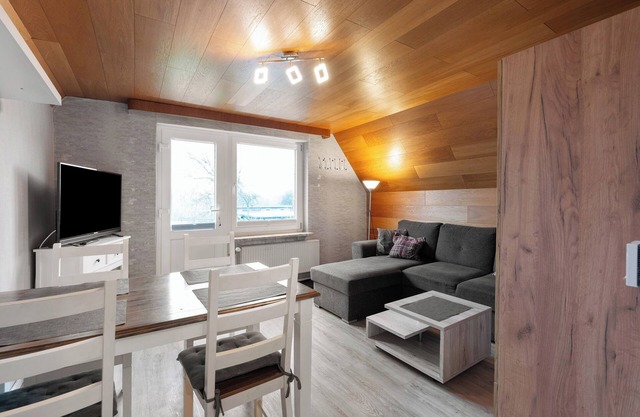 Appartement 'Haus Holle B' avec jardin partagé et balcon