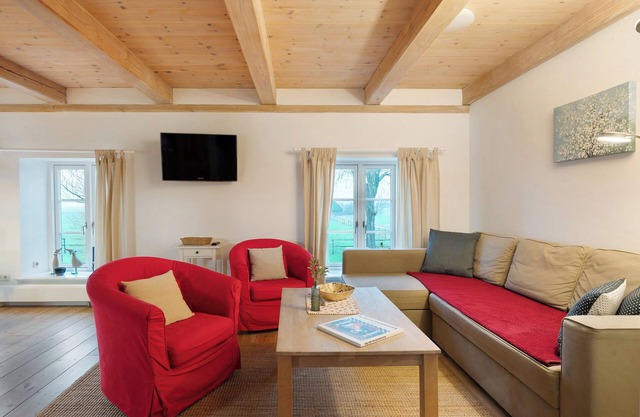 Appartement "Haus Mühlenhof 3" avec terrasse partagée, jardin privé et Wi-Fi