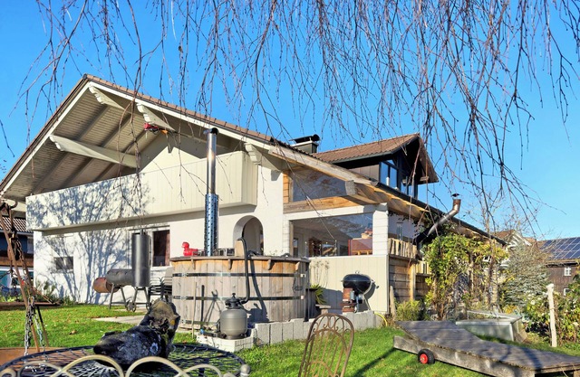 Appartement "Haus Steigstrasse" avec vue sur les montagnes, terrasse privée et Wi-Fi