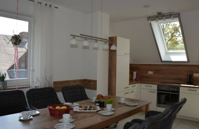 Apartment hayloft/straw chamber - Spreewaldscheune am Fließ-Ferienwohnungen am Wasser in Burg