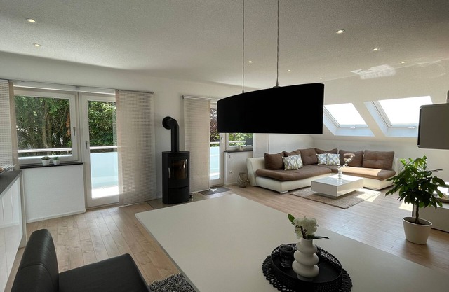 Appartement 'Hegaublick' avec balcon et Wi-Fi