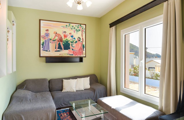 Appartement dans un hôtel 'Anemi Leros 1' avec balcon, Wi-Fi et climatisation