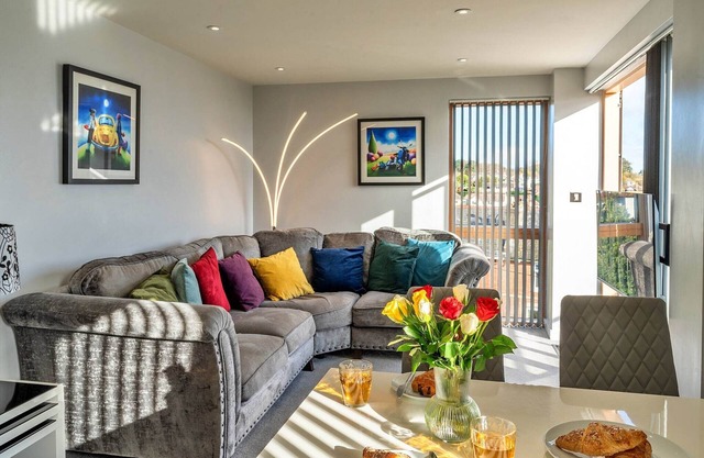 Appartement avec vue sur la mer et balcon, Sans dépôt