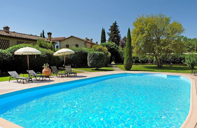 Appartement dans une maison de vacances avec WIFI, piscine, TV, terrasse, près de San Gimignano