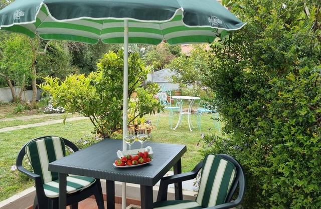Apartment in villa with private garden veranda