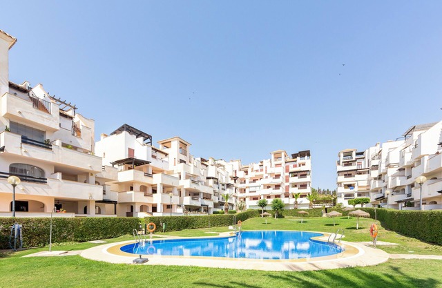 Apartment 'Incredible Playazo Vera' with Shared Pool, Private Terrace and Air Conditioning.