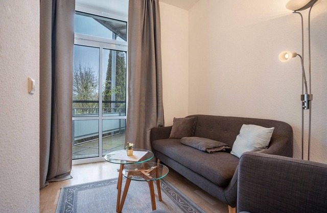 Appartement 'Junkerstube 4' avec jardin partagé, balcon et Wi-Fi