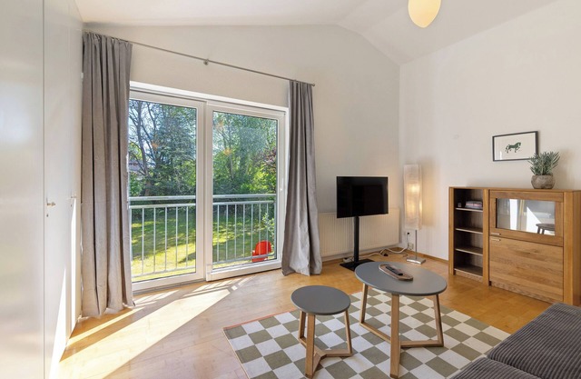 Appartement "K4 Mit Gartenblick" avec terrasse privée, jardin partagé et Wi-Fi
