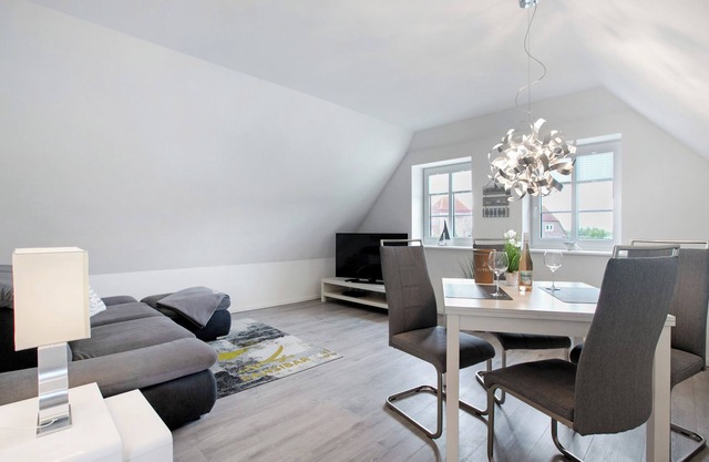 Appartement 'Käptn's Koje' avec terrasse privée et Wi-Fi