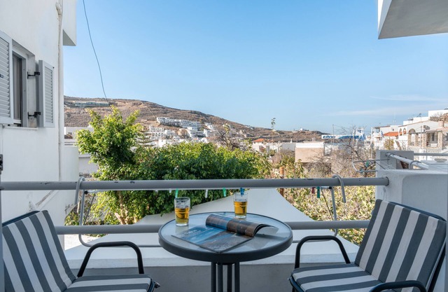 Appartement 'Katerina Irida' avec vue sur la mer, Wi-Fi et climatisation