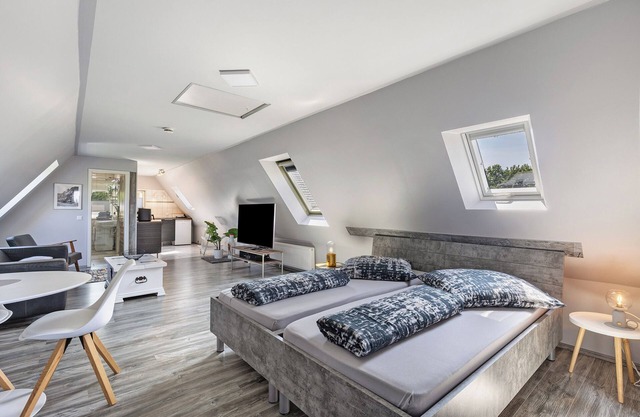 Appartement "Klein Amerika" avec jardin partagé, balcon et Wi-Fi