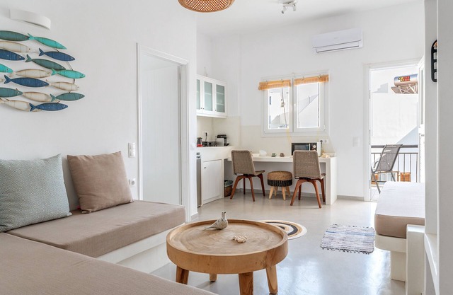 Appartement "Kleris 4 Tinos" avec terrasse partagée, Wi-Fi et climatisation