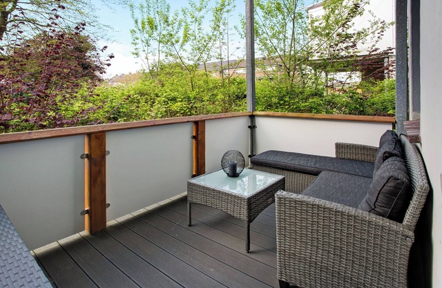 Appartement "Komfortable Ferienwohnung Nähe Südstrand" avec Balcon & Wi-Fi